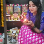 Bhanu Sri Mehra Instagram - Happy Diwali 🧨 glowing with peace ✌ joy and prosperity ✨ Outfit by:@jahnavivarmalabel #festival #Diwali #mood #peace #enjoy #bhanusree🔥❤️ #hybridpilla