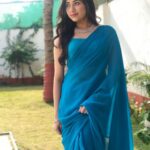 Jannat Zubair Rahmani Instagram - I fly on my own wings of saree 🧚🏻‍♀️