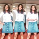 Kaniha Instagram - When I goofed around with my son & asked him to click pics and he comes back with a collage of it❤❤ #candid #collage #kaniha #denimskirt