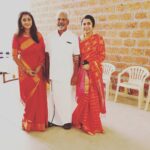 Kaniha Instagram - With my absolute favorites.. One legend responsible for my entry and journey in cinema The other responsible for my journey in life.. #diwali2018