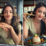 Sandeepa Dhar Instagram - I think my soulmate might be CARBS 😬🍜🍛 #foodcoma #asiancuisine #iatethewholethingbymyself London, United Kingdom