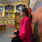 Sara Ali Khan Instagram – 🌄☀️🌙 ☕️🧘‍♀️☮️🙏🏻
👗: @mashbymalvikashroff Ladakh, India