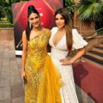 Shama Sikander Instagram - At Filmfare Red Carpet Glam.... @filmfare . . . #filmfare #MyglammfilmfareOTTawards #actorlife #shamasikander #gratitude #love #happiness #positivity #loveyourself #believe #blessed
