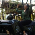 Swasika Instagram - I love staycations and love spending it along greenery and calmness. @ecogardensresort is one such beautiful place. Especially the huts with full green background. Each spot in the resort gives you an aura of freshness from day to night . Not many places have the facility of a Tree house, but here their tree house rooms were my favourite. Also to mention, their food was delicious and their staffs was very courteous and pleasing. Thank you @ecogardensresort for giving me a beautiful stay at your resort . #ecogardensresort #cheruthuruthy #staycation #familytime #nature #closetonature #swasika #swasikavj @thomasveekay photography