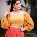 Swasika Instagram - The whole point is to live life and be happy 😊 Styling @jaffarimaam Makeup @abhilashchikkumakupartist Outfit @rith.ve Photo @nithinznith_photography_ Earrings @planetjewel #swasika #swasikavj #yellowdress