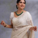 Swasika Instagram - Swasika Wearing Net kota saree with tone to tone thread work and pearl work in pearl white by @swayamvarasilksindia . Muse : @swasikavj Photography: @director_aniesh_upaasana In association with @redfmmalayalam Makeup: @vijilsmakeover @neethu_makeupartist Styling : @leirakuncysiby Jewellery: @ladies_planet_rental_jewellery . #swayamvarasilks #reels #swasika #swasikavj #malayalamactress #swasikavijay #latest #reel #malayalamactor #makeover #reelkarofeelkaro #reelitfeelit #celebreels #reelsofinstagram #dance #trending #sareelove #ootd #salwar #saree #happybirthdayswasika