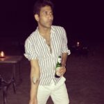 Tara Sutaria Instagram - I dont know what's worse - The fact that the brother chose a ( temporary ) lion tattoo at the shadiest parlor in all of Goa, or that he proudly asked for a picture after it was done #WeAllEndedUpGettingLionTattoos Baga Beach