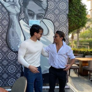 Tiger Shroff Instagram - So inspiring watching your craft live, thanks for the meal @nusr_et 🧂❤️🔥