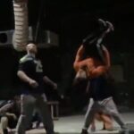 Tiger Shroff Instagram - Horrible miscalculated kick to the face by me🙉im just lucky that my co actor nathan jones was such a cool guy or else i wouldnt have left that rehearsal in one piece🐥