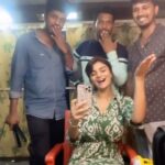 Anveshi Jain Instagram - Pack up happiness 😂 look at them imitating my flying kiss 🙈I dint ask for it hahahah !!!! . . #banglore #southfilm #shooting #love #anveshijain #instagram #instagood #dream #love #2022 #throwback #instagood #insta #instagram #reels #réel #reel #instafashion #bollywood #bollywoodactress #instafashion #reelsvideo #bollywoodhot #candid #random #bolly #anveshijain #anveshi #gymlover #exercise India