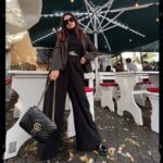 Avneet Kaur Instagram – She designed a life she loves.🖤☕️ 

Wearing- @zara @hm 
Boots- @louisvuitton 
Bag- @gucci 
Shades- @versace 
Belt- @gucci 
📸- @krupalakhanii.16 Büyükada