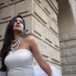 Ishita Dutta Instagram - #unedited 🤍 For the first time In a shoot I did not need any edit or touch up….absolutely love the feel n vibe of these pics… Styled by: @styleitupbyaashna Shot by: @iamtauseefs Outfit: @tarjanikeshari_label Necklace Set: @nivi_accessories HMU: @makeup_by_neha_ansari