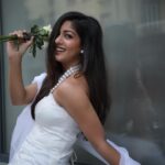 Ishita Dutta Instagram - The white wedding Part 1 🤍 Styled by: @styleitupbyaashna Shot by: @iamtauseefs Outfit: @tarjanikeshari_label Necklace Set: @nivi_accessories HMU: @makeup_by_neha_ansari