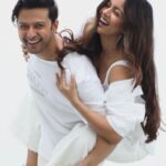 Ishita Dutta Instagram - Us❤️ Happy Anniversary vatty I love u ❤️ @vatsalsheth