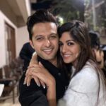 Ishita Dutta Instagram - Us❤️ Happy Anniversary vatty I love u ❤️ @vatsalsheth