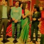 Ishita Dutta Instagram - On set masti ❤️ #thodasabaadalthodasapaani @harshadaroraoficial @nehaharsora_ @sanghvikenil @patralichattopadhyay @vaibhavimahajan