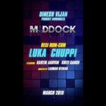 Kartik Aaryan Instagram - Next 🍿 🎥 #LukaChuppi Super excited ❤️❤️ @kritisanon #dineshvijan @laxman.utekar @maddockfilms