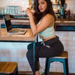 Ketika Sharma Instagram - Can’t do without my strong cup of cappuccino ☕️ 📸- @palashvphoto #picoftheday #cappuccino #is #life #addicted #cant #do #without #love #this #click #natural #athleisure #sports #wear #myfavorite #loveandlight #positivevibes