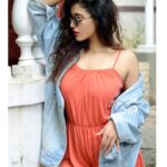 Ketika Sharma Instagram - Have to be bomb clicks when @shazzalamphotography is taking them ! #click #lovethem #sass #orange #orangeisthenewblack #denim #oversize #love #light #grateful Bandra, Mumbai