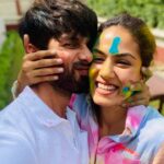 Mira Rajput Instagram – Happy Holi! ❤️🧡💛💚💙💜 This time I got the the real SK 💋