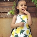 Mira Rajput Instagram - My big little girl 🌼 Clicking you in the same spot since the start and suddenly you don’t fit in my frame! How did you grow up so fast.. My darling. Naughty and kind. God blessed us. #mysweetheart