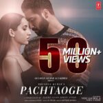 Nora Fatehi Instagram - Thank you for the 50 Million+ love! ❤ #Pachtaoge: Link in bio! @vickykaushal09 @arijitsingh @bpraak @arvindrkhaira @jaani777 @bhushankumar @tseries.official #JaaniVe