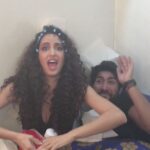 Nora Fatehi Instagram - When we reunite it's madness 😂The official music video of "Swalla Swalla" dam we are really talented 😂😂😜😎 @marcepedrozo @jasonderulo D.O.P @janvik1 Special appearance @shayal #swalla #nickiminaj #musicvideo #comedy #funny #comedian #norafatehi #stupidshit #hot #silly #girls #madness #fun #love #crazy #dancehall #bollywood #new #hair #makeup #starbucks #work #madness #urban #tagafriend #dance #water #curlyhair #cute #swag