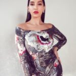 Nora Fatehi Instagram - 🧿🧿 Outfit by : @tutuskurniatiofficial x @temperleylondon Jewellery by : @jet_gems Styled by : @manekaharisinghani Makeup by : @reshmaamerchant Hair by : @maecepedrozo Shot by : @kadamajay