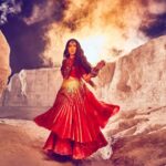 Nora Fatehi Instagram - Fierce 🔥 @tejasnerurkarr @manekaharisinghani @aikeyah × @abhilasha_pret_jewelry × @creyons_ × @kainaat_jewels @amama_loves