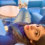 Nyla Usha Instagram - Bla bla blee blue blah #selfportrait