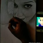Nyla Usha Instagram - Akhil ♥️ 40 sketches... swipe➡️ Now...how much time would that have taken you... this is soooo overwhelming. I don't even know how to pay back for all this love. And what a talent Akhil👏🏻👏🏻👏🏻 @Akhil.555 Thanks a lot. The best birthday gift ever!