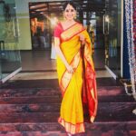 Nyla Usha Instagram - Wedding season! One more reason to dress up in my fav Kanchipuram♥️