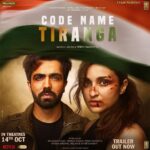 Parineeti Chopra Instagram - HERE IT IS! - TRAILER OUT NOW #CodeNameTiranga trailer out now! Releasing in cinemas on 14th October 2022. @harrdysandhu @ribhu_dasgupta @sharadkelkar @dibyenduofficial @rajitkapurofficial #SabyasachiChakrabarty @shishir52 #DeeshMariwala @VipinPatwa @KumaarOfficial @jaidev #BhushanKumar #KrishanKumar @shivchanana @tseriesfilms @tseries.official @reliance.entertainment @vivekbagrawal @filmhangar @codenametiranga