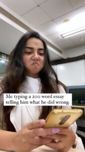 Prajakta Koli Instagram - Matlab TERA SAR! 🤬
