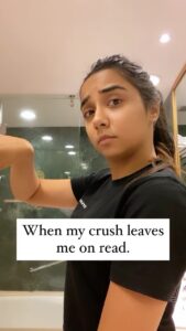 Prajakta Koli Instagram - My overdramatic self and I.