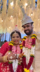 Prajakta Koli Instagram - @sourav1911 and @latikaa05 got married!! 🥳