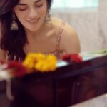 Radhika Madan Instagram - Supremely excited to gift myself something special this year! With festive fervour catching up, it’s time for a well-deserved makeover, for my bathroom space! Check out how @kohler_india has transformed my bathroom, from functional and stylish, the bathroom is that one space that is the epitome of my personal space. Happy transformation weekend, guys! It’s time to get your bathroom festive ready! @goodhomesmagazine #ad Outfit @loka_byveerali Jewellery @silverstreakstore Footwear @aprajitatoorofficial Styled by @nupur_p @gaurvivdesai Managed by : @aanchaltalreja