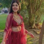 Sanjana Sanghi Instagram - An attempt at embracing the lehenga vibe! ♥️ And no attempt needed at getting set for @getsetkho2020