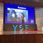 Sanjana Sanghi Instagram - Been taking baby steps at doing my bit in moving an inch at a time, closer towards the Sustainable Development Goals set out by the @unitednations. But this? Is a complete leap. To be given the honor of being a Keynote speaker at the Youth Speak Forum 2020 as part of the Youth For Global Goals Campaign organised by @aiesec_india in partnership with @cocacolaindia is nothing short of an absolute privilege, because it has been a platform I have turned to for inspiration, and seen many of my idols grace, all around the world. My journey and relationship with social work, has been one of the strongest but most silent aspects of my life since over 6 years now. Like I said up there on stage, it makes me feel alive. Thrilled to have gotten to share bits of it up there on stage. @chitkara_university_ and Chandigarh, tuadde naal rahoongi toh, aash karoongi! ♥️ You guys are THE BEST! Thank you for your love and warmth.