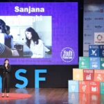 Sanjana Sanghi Instagram - Been taking baby steps at doing my bit in moving an inch at a time, closer towards the Sustainable Development Goals set out by the @unitednations. But this? Is a complete leap. To be given the honor of being a Keynote speaker at the Youth Speak Forum 2020 as part of the Youth For Global Goals Campaign organised by @aiesec_india in partnership with @cocacolaindia is nothing short of an absolute privilege, because it has been a platform I have turned to for inspiration, and seen many of my idols grace, all around the world. My journey and relationship with social work, has been one of the strongest but most silent aspects of my life since over 6 years now. Like I said up there on stage, it makes me feel alive. Thrilled to have gotten to share bits of it up there on stage. @chitkara_university_ and Chandigarh, tuadde naal rahoongi toh, aash karoongi! ♥️ You guys are THE BEST! Thank you for your love and warmth.