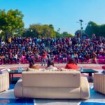 Sanjana Sanghi Instagram - Thank you for having me, for so much love, the conversation and laughter, and for letting me be a complete goof, DTU. ♥️ @yuvaandtu Delhi Technological University - DTU