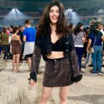 Sanjana Sanghi Instagram - There’s moments that just, don’t feel real. I’m scared because I don’t know if we’ll ever have anyone quite like Bono ever again. Watching U2 weave their magic live will always be one of the biggest privileges I’ve had, and my first ever concert with my entire family. But why this night felt even more surreal was because it may have been my first biggest step in the direction of actually being able to fathom that Dil Bechara has been blessed with @arrahman ‘s music, on the album and on our background score. Bono and him together on stage is what I presume magic feels like. Thank you @u2 @fafsters & @bookmyshowin congratulations on a magnificent event. 👗: @sanjanabatra