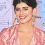 Sanjana Sanghi Instagram - Thank you @milokmat for this honor, I’m truly humbled. #LokmatWomenSummit2022 Sharing the stage and getting to learn from my fellow panelists, path-breaking & inspirational women Thought Leaders & Changemakers ascertains the belief and faith in the future of gender equality being an actual reality, and the limitless power that resides inside of every woman. It fuels our efforts in an up-hill journey of empowering the Girl Child. With my hope of working towards curbing the rapidly increasing rate of drop outs from school post the pandemic. #Shero #AllyUpForHer #GenderEquality #WomensRights #HeForShe @unwomen @unwomenindia #UNSDGs • Styled by @eshaamiin1 • Wearing : @raw_mango @stevemaddenindia •