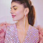 Sanjana Sanghi Instagram - My debut runway moment at @lakmefashionwk x @fdciofficial . Back in my hometown, Dilli. Adorning this holographic pastel lover’s dream by the most special @pankajandnidhi 💗- showcasing their most stunning collection “Marbella” A confluence of so many special moments. As a child of the stage, to get to be back on it, is an instant reminder that the exhilaration it comes with is absolute 🔥🔥 Fam & friends, thank you for coming out and celebrating this in the grandest way possible. My team, you guys are ♥️🌏 And to the epic Quirks of the town, @varunpratap_ @somyagoenka_ @quirk_india The runway bug may just have bitten hard. 🥰