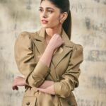 Sanjana Sanghi Instagram - Stealing glances at your Valentine like… 🤍 . . . . #DressForPress day.⭐️ Styled by : @who_wore_what_when / 👗 : @houseoffett @esmecrystals 👠 : @lynindia.official / 💄 @ashima.kapoor @satyapverma / 📸: @_ankitchatterjee_
