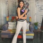 Sanjana Sanghi Instagram - Cleaning just got WAY TOO FUN (and way too easy & almost meditative) with my stunning new cleaning weapon 🤩😍 : @dyson_india ‘s powerful cordfree vacuum- V11 Absolute Pro! #DysonIndia #DysonV11 #DysonHome #Gifted