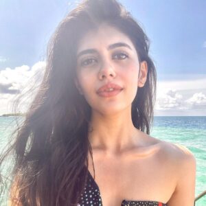 Sanjana Sanghi Instagram - That’s the hope entering 25 🎂: for it to be limitless, peaceful & calm.

Thank you, from the bottom most pit of my heart for the abundance of your love, your embrace & blessings. It’s just as warm & fuzzy as the beautiful sun & the sand here. Thank you for making the fire and desire only soar higher to work as hard as I possibly can to tell stories and entertain you. It’s such an honor. 

I’ve been crazy about birthdays since I was a little girl, as a day to celebrate love, friendship, learnings & life. And it’s been all that, and more. 

For the first time ever, I chose to make sure to zoom out, get some time away to reset, repurpose. 

Now, diving back into that ocean - and it’s brimming both with gratitude & overwhelm. ♥️ 🎉 
.
.
.

.
.
.
@jwmmaldives @ambitiontravelstours #JWMarriottMaldives
#LifeAtJWMarriott

👗: @bornaliicaldeira @malvika_tater wearing : @shivanandnarresh 
& @in.urbansuburban