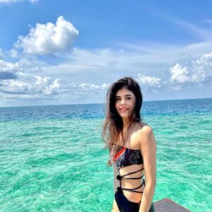 Sanjana Sanghi Instagram - That’s the hope entering 25 🎂: for it to be limitless, peaceful & calm.

Thank you, from the bottom most pit of my heart for the abundance of your love, your embrace & blessings. It’s just as warm & fuzzy as the beautiful sun & the sand here. Thank you for making the fire and desire only soar higher to work as hard as I possibly can to tell stories and entertain you. It’s such an honor. 

I’ve been crazy about birthdays since I was a little girl, as a day to celebrate love, friendship, learnings & life. And it’s been all that, and more. 

For the first time ever, I chose to make sure to zoom out, get some time away to reset, repurpose. 

Now, diving back into that ocean - and it’s brimming both with gratitude & overwhelm. ♥️ 🎉 
.
.
.

.
.
.
@jwmmaldives @ambitiontravelstours #JWMarriottMaldives
#LifeAtJWMarriott

👗: @bornaliicaldeira @malvika_tater wearing : @shivanandnarresh 
& @in.urbansuburban