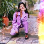 Sanjana Sanghi Instagram - Brb. ✈️💜🎥