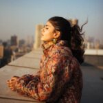 Sanjana Sanghi Instagram - Catch your breath. Step out of that blinding pace of the everyday. There’s warm sunsets to catch. #NoteToSelf 📸: @bharat_rawail - my special one; the one who’s lens helps me find myself. . . . . 💄 👗 : @divyashetty_ @pallakhshah • @nikitamhaisalkar @shopeurumme